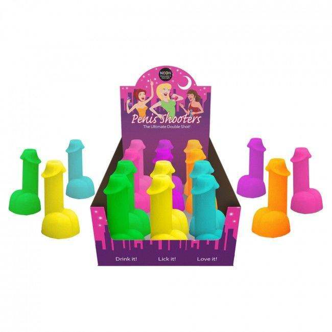 KHEPER GAMES - NEON SHOTS FORM PENIS 1 EINHEIT (ZUFÄLLIGE FARBE) - Vanelion Paradise