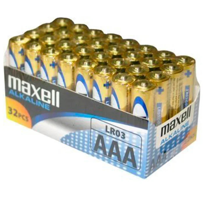 MAXELL - BATTERIE AAA LR03 PACK*32 UDS - Vanelion Paradise