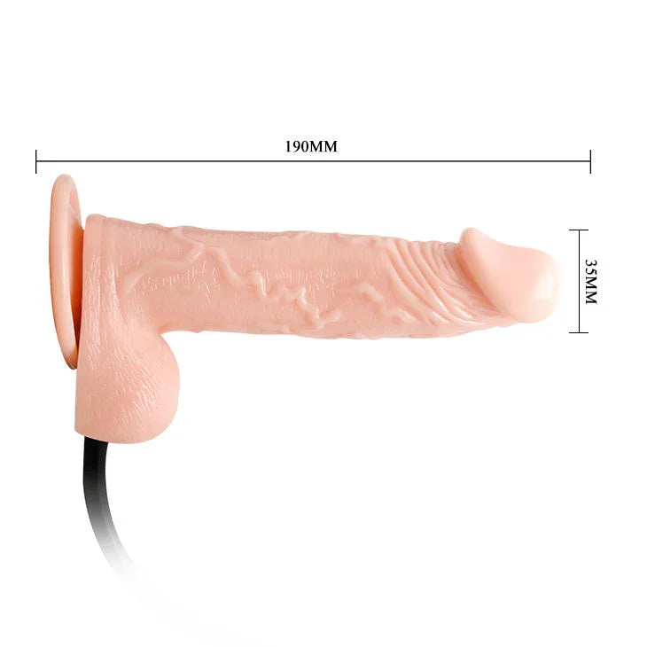 BAILE - REALISTISCHER VIBRIERENDER UND AUFBLASBARER DILDO - Vanelion Paradise