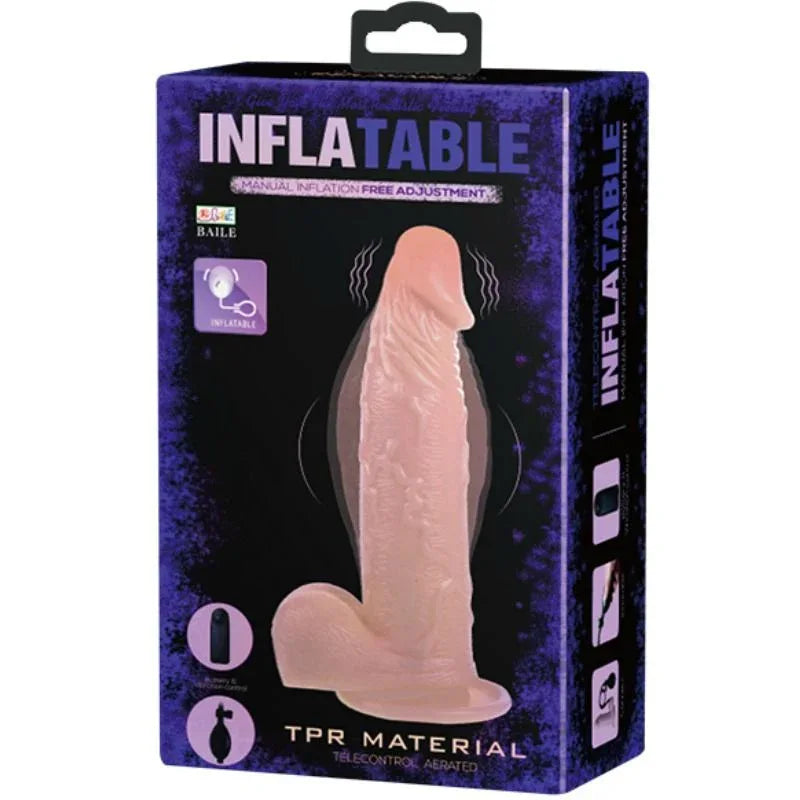 BAILE - REALISTISCHER VIBRIERENDER UND AUFBLASBARER DILDO - Vanelion Paradise