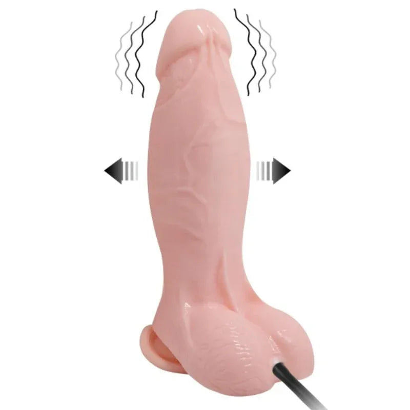BAILE - REALISTISCHER VIBRIERENDER UND AUFBLASBARER DILDO 18.8 CM - Vanelion Paradise