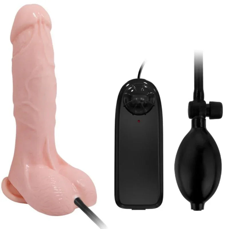 BAILE - REALISTISCHER VIBRIERENDER UND AUFBLASBARER DILDO 18.8 CM - Vanelion Paradise
