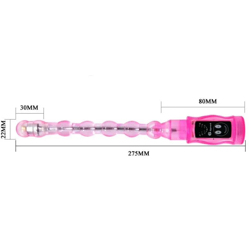 BAILE - DISTORTION DREIFACH ROSA STIMULATOR - Vanelion Paradise