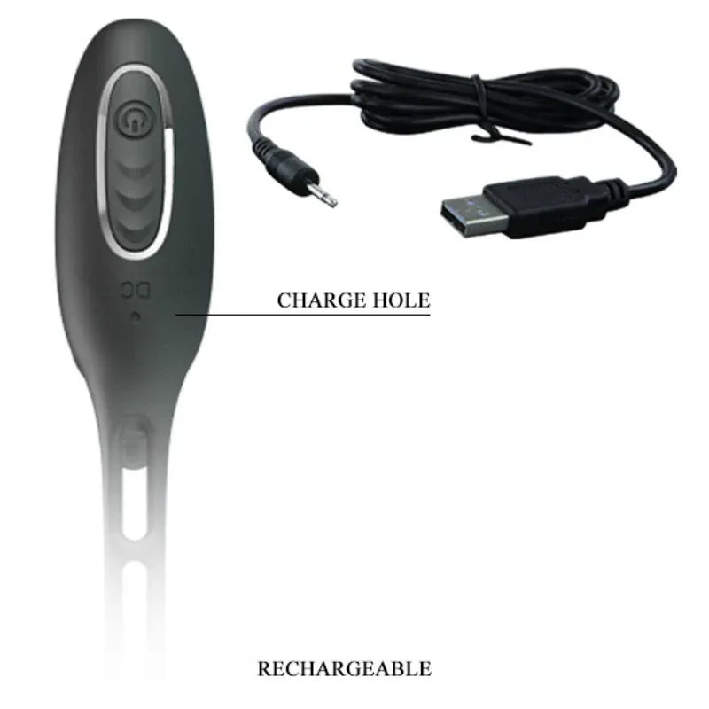 PRETTY LOVE - PENISRINGE MIT VIBRATOR-PLUG - Vanelion Paradise