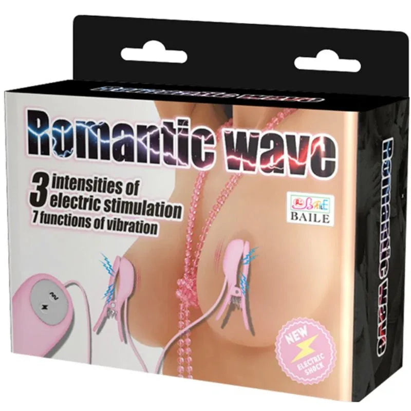 BAILE - ROMANTISCHE WELLENPINZETTE MIT VIBRATION UND ELEKTROSCHOCK - Vanelion Paradise