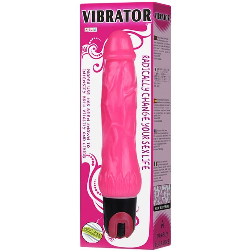 BAILE - VIBRATOR DAAPLY PLEASURE MULTISPEED ROSA