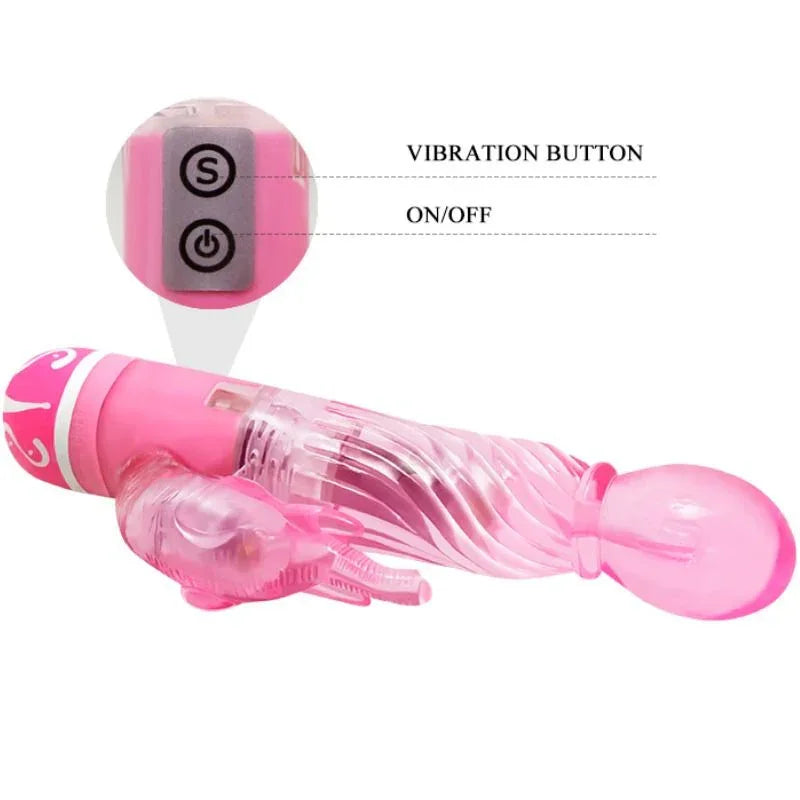 BAILE - MULTISPEEDVIBRATOR MIT ROSA STIMULATOR - Vanelion Paradise