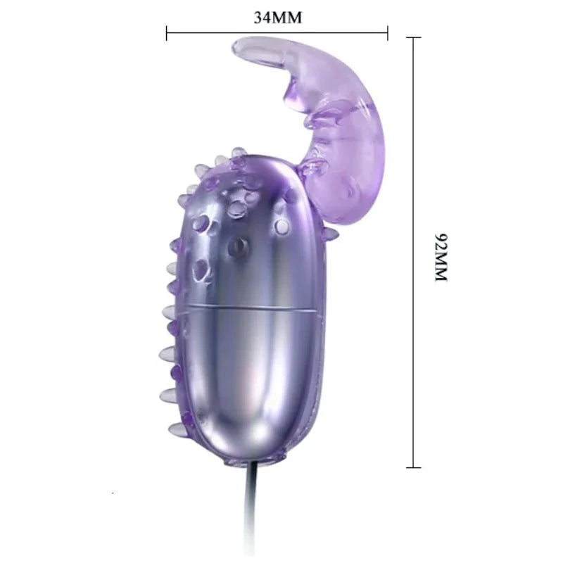 BAILE - SUPER VIBRATOR VIBRIERENDES EI MIT STIMULATOR - Vanelion Paradise