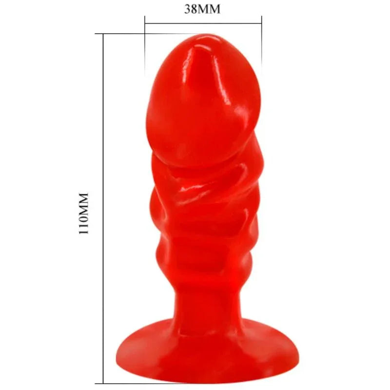 BAILE - UNISEX ANALPLUG MIT ROTEM SAUGNAPF - Vanelion Paradise