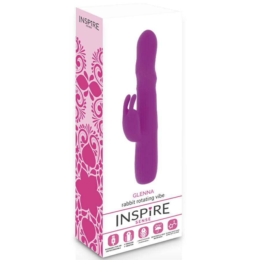 INSPIRE SENSE - GLENNA VIBRATOR RABBIT PURPLE - Vanelion Paradise