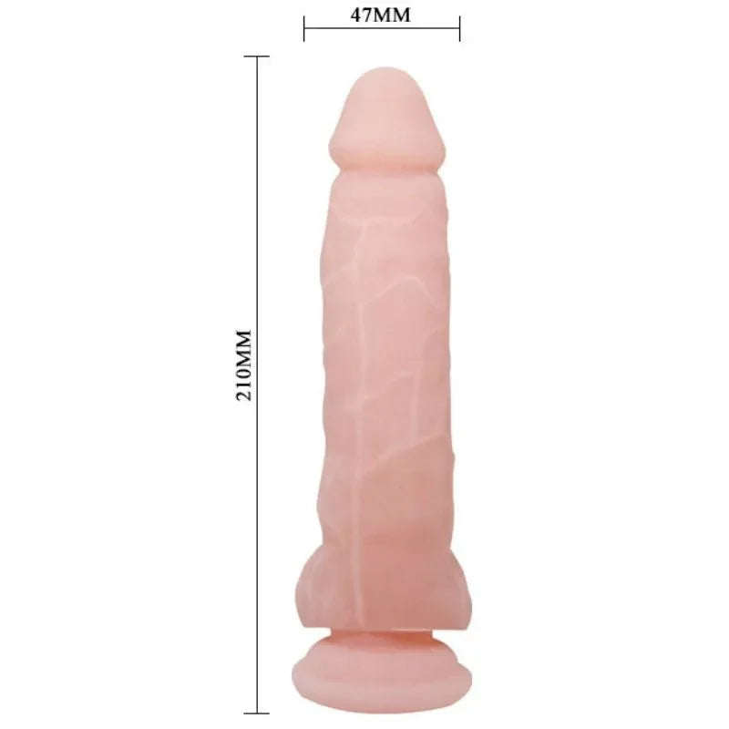 BAILE: Realistischer Dildo mit Saugnapf – weiches TPR, flexibel - Vanelion Paradise
