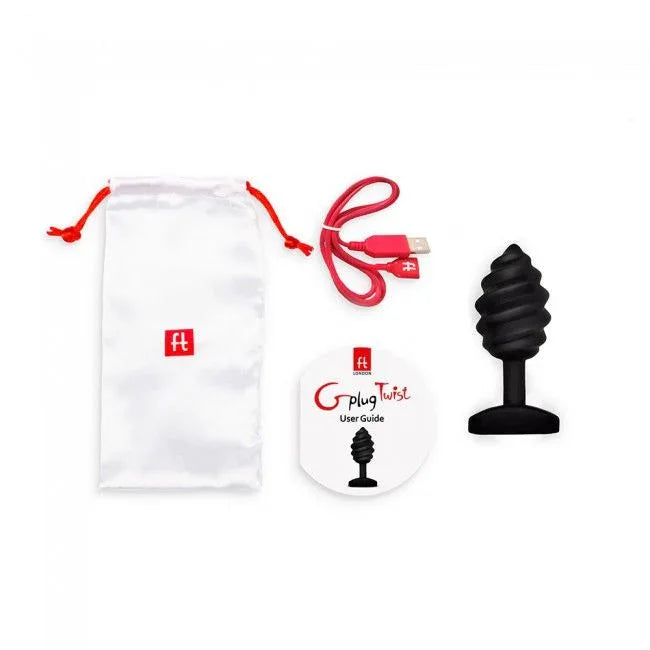 G-VIBE - PLUG TWIST MIT VIBRATION SCHWARZ - Vanelion Paradise