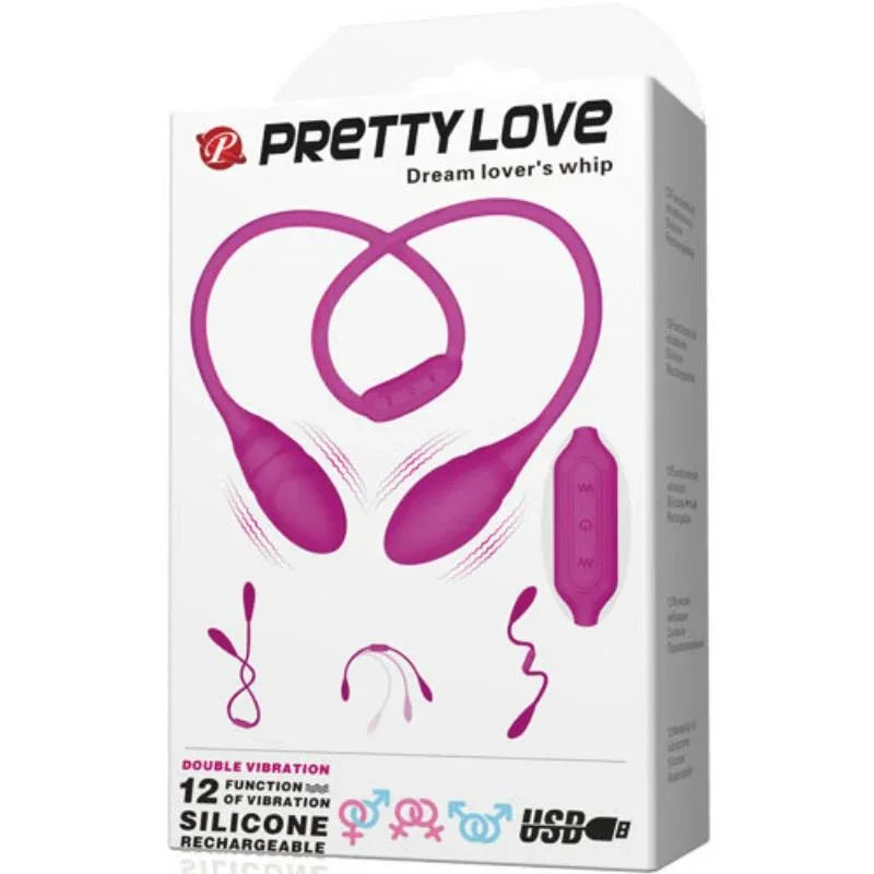 PRETTY LOVE - ESTIMULADOR UNISEX-PEITSCHE FÜR TRAUMLIEBHABER - Vanelion Paradise