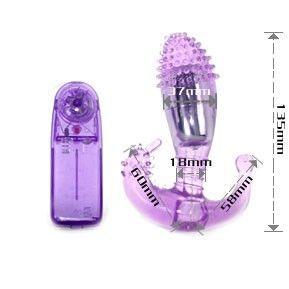 BAILE - FLIEDERFARBENER VAGINAL UND ANALSTIMULATOR MIT VIBRATION - Vanelion Paradise
