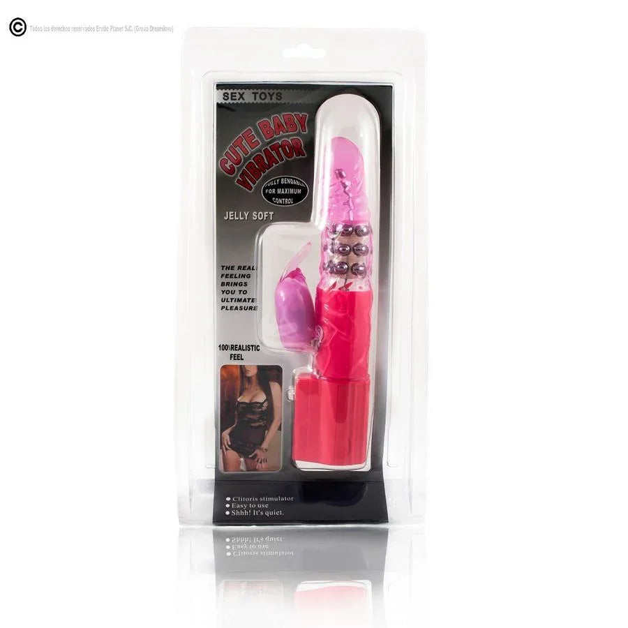 BAILE - ROSA KANINCHEN-ROTATOR MIT SUPERSTIMULATOR - Vanelion Paradise