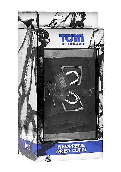 TOM OF FINLAND - NEOPRENE ARMBAND MANSCHETTEN MIT SCHLOSS - Vanelion Paradise
