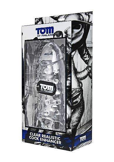 TOM OF FINLAND - CLEAR REALISTIC COCK ENHANCER - Vanelion Paradise