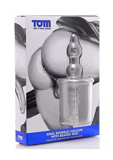 TOM OF FINLAND - ANAL ROSEBUD VAKUUM MIT BEABED TRANSPARENT - Vanelion Paradise
