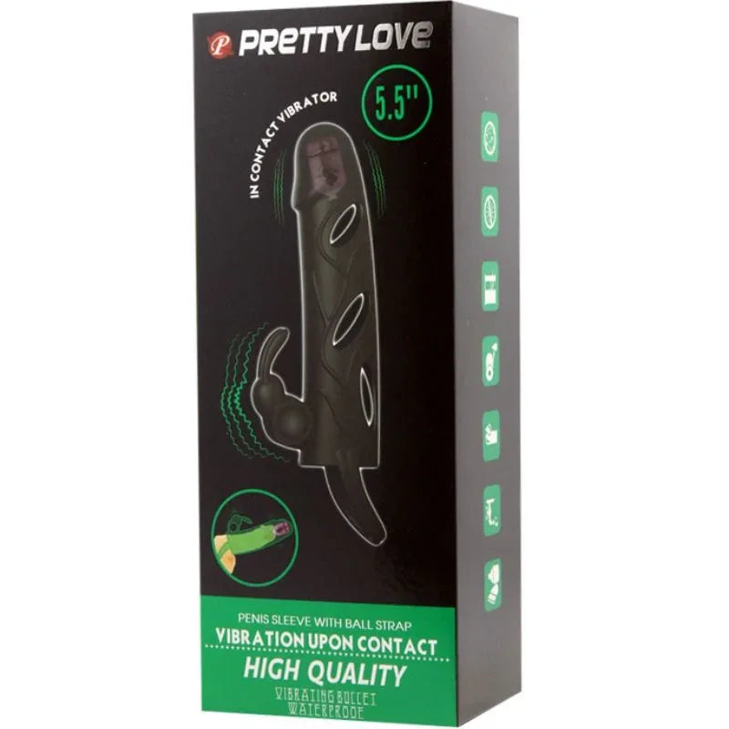 PRETTY LOVE - SILIKONHÜLLE MIT VIBRATION 14 CM 2.0 - Vanelion Paradise