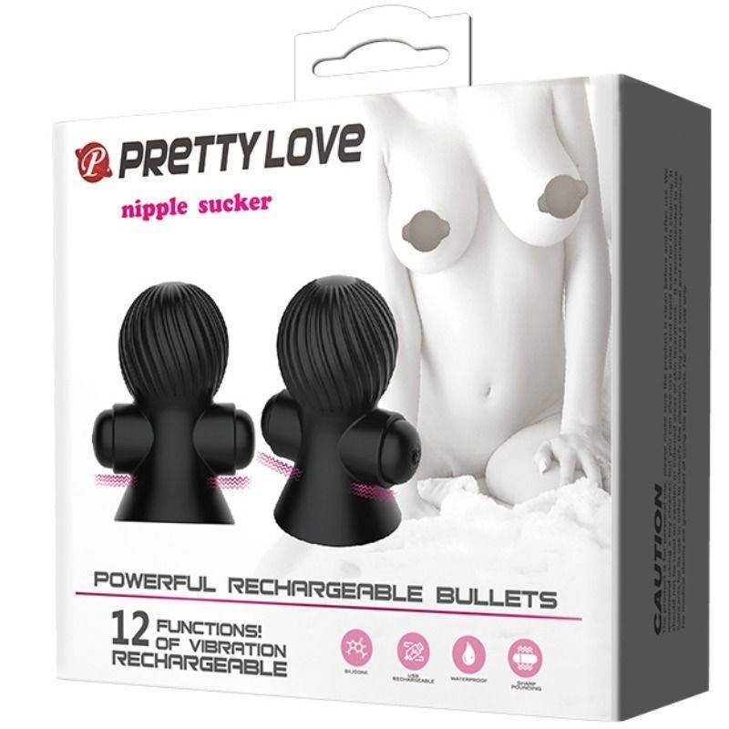 PRETTY LOVE - NIPPELSTIMULATOREN 12 VIBRATIONSMODI - Vanelion Paradise