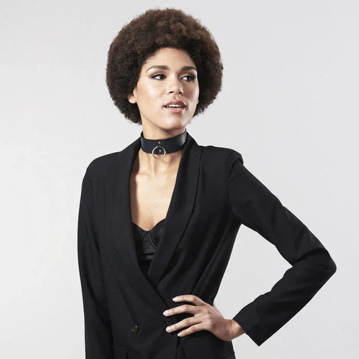 BIJOUX INDISCRETS MAZE - SCHWARZE HALSKETTE MIT RIEMEN - Vanelion Paradise