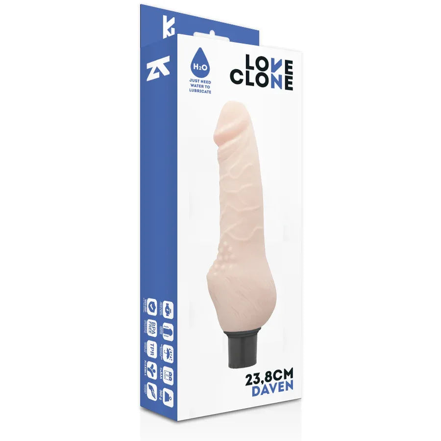 LOVECLONE - DAVEN SELBSTSCHMIERUNG REALISTISCH 23.8 CM -O- 3.8 CM - Vanelion Paradise