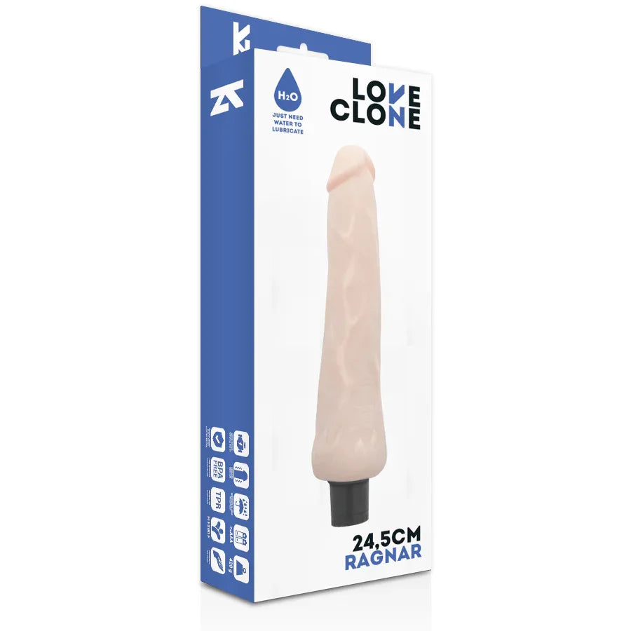 LOVECLONE - RAGNAR SELBSTSCHMIERENDER VIBRATOR 24.5 CM -O- 3.5 CM - Vanelion Paradise