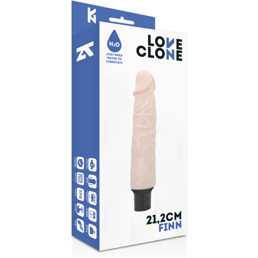 LOVECLONE - FINN SELBSTSCHMIERENDER VIBRATOR 21.2 CM -O- 3.8 CM