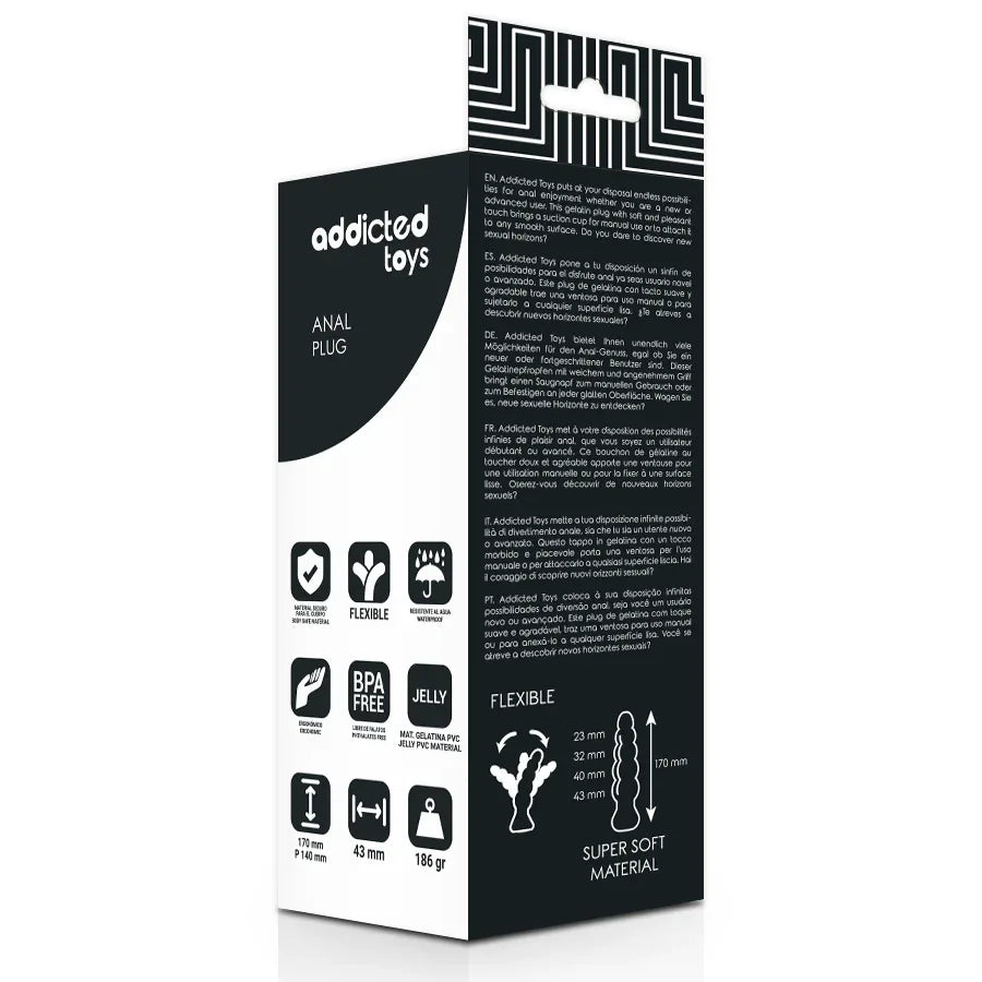 ADDICTED TOYS - ANALPLUG 17 CM SCHWARZ - Vanelion Paradise