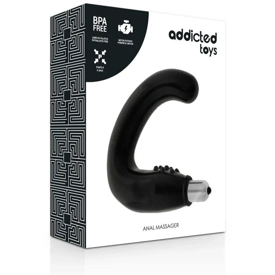 ADDICTED TOYS - ANALMASSAGER SCHWARZ - Vanelion Paradise