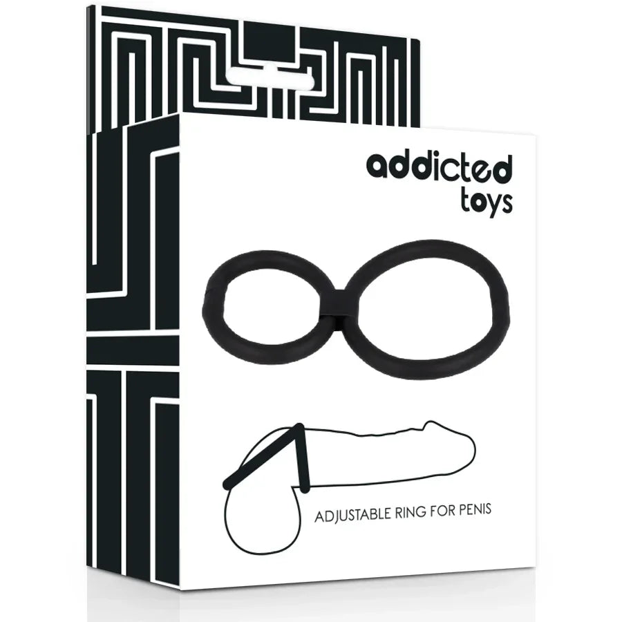 ADDICTED TOYS - VERSTELLBARE RINGE FÜR PENIS - Vanelion Paradise