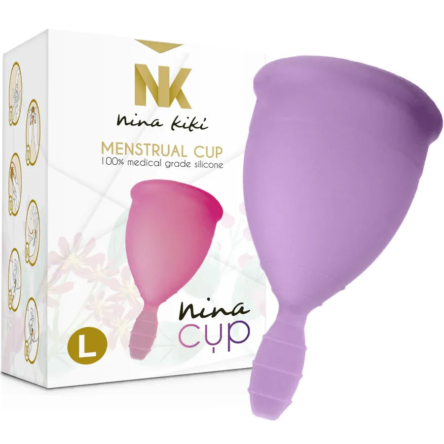 NINA KIKÍ - MENSTRUAL CUP LILA - GRÖSSE L - Vanelion Paradise