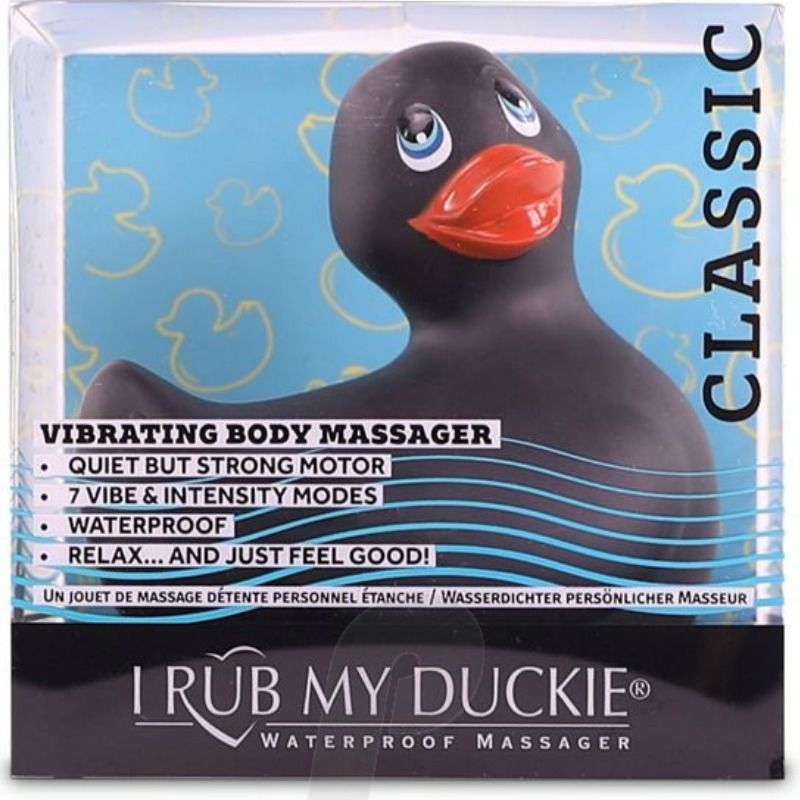 BIG TEASE TOYS - ICH RUBBE MEINE DUCKIE CLASSIC VIBRATING DUCK SCHWARZ