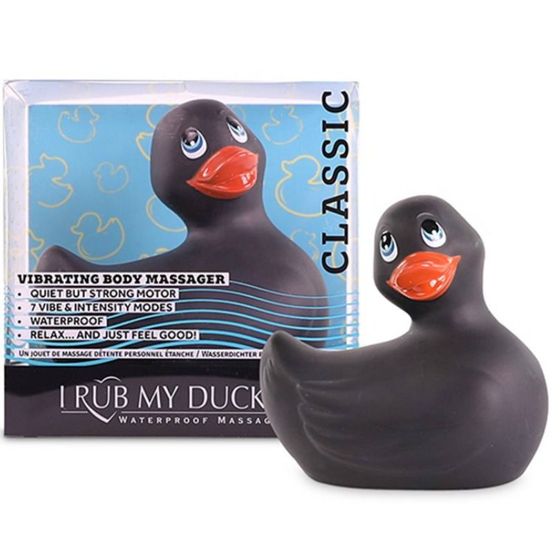 BIG TEASE TOYS - ICH RUBBE MEINE DUCKIE CLASSIC VIBRATING DUCK SCHWARZ