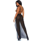 LEG AVENUE - CAGE MAXIKLEID UND TANGA S/M - Vanelion Paradise