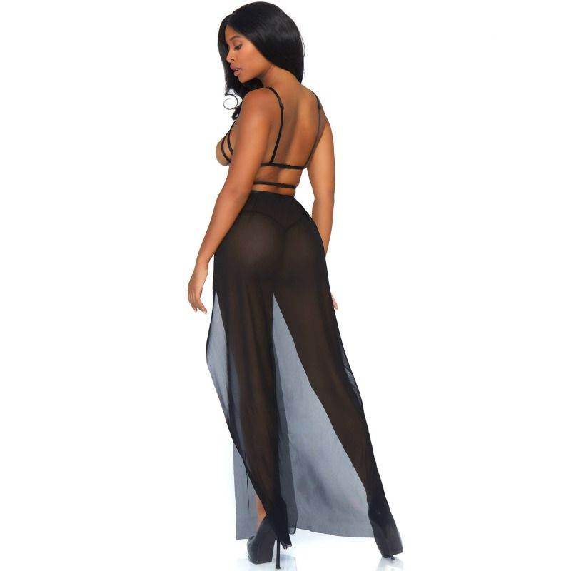 LEG AVENUE - CAGE MAXIKLEID UND TANGA S/M - Vanelion Paradise