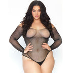 LEG AVENUE - KRISTALLISIERTER FISCHNETZ-BODYSTOCKING 1X-2X - Vanelion Paradise