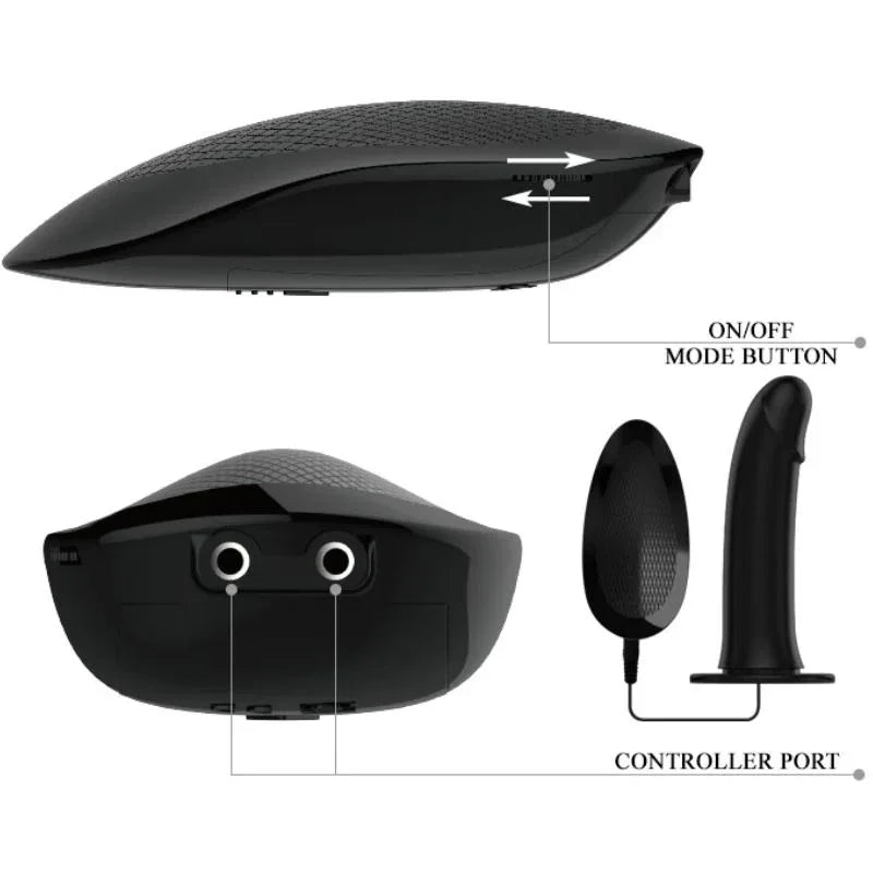 PRETTY LOVE - MARVIN STRAP-ON MIT VIBRATION UND HOHLDILDO - Vanelion Paradise