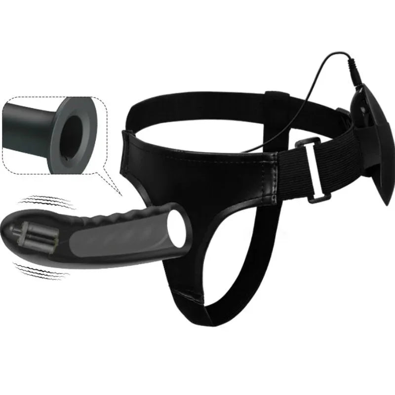 PRETTY LOVE - MARVIN STRAP-ON MIT VIBRATION UND HOHLDILDO - Vanelion Paradise