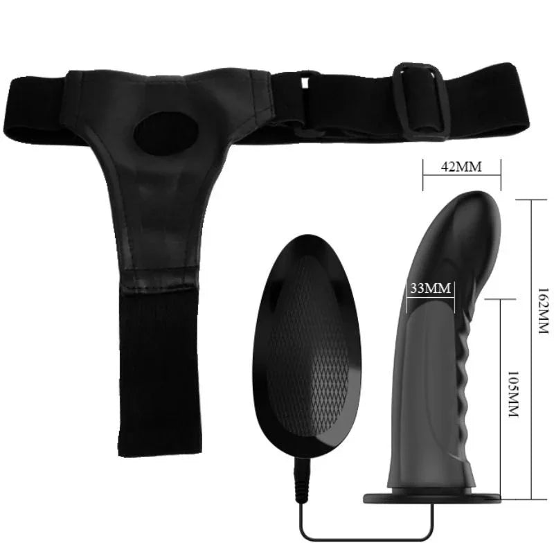 PRETTY LOVE - MARVIN STRAP-ON MIT VIBRATION UND HOHLDILDO - Vanelion Paradise