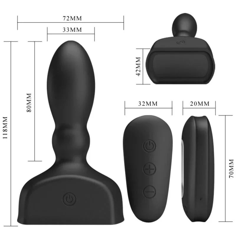 PRETTY LOVE - MARRIEL PROSTATISCHER VIBRATOR UND AUFBLASBAR - Vanelion Paradise
