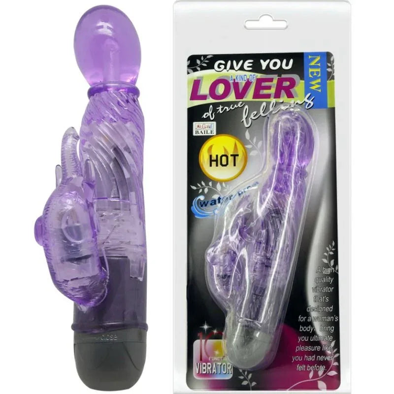 BAILE - GEBEN SIE IHNEN EINE ART LIEBHABERVIBRATOR MIT LILA HASEN 10 MODI - Vanelion Paradise