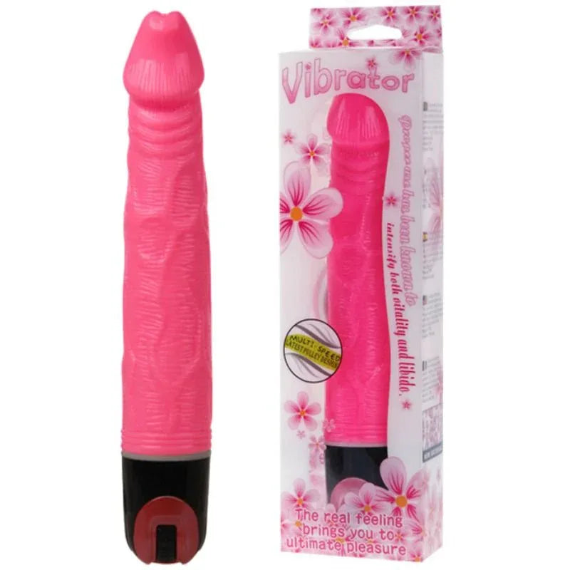 BAILE - VIBRATOR MULTISPEED 21.5 CM ROSA - Vanelion Paradise