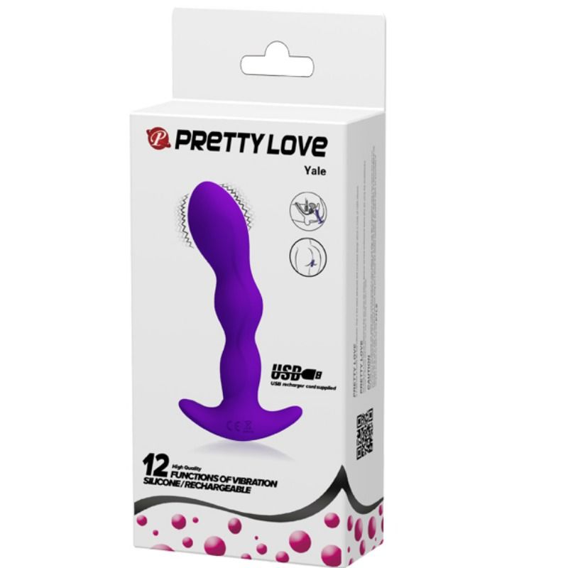 PRETTY LOVE - ANAL MASSAGER 12 LILA VIBRATIONSMODI