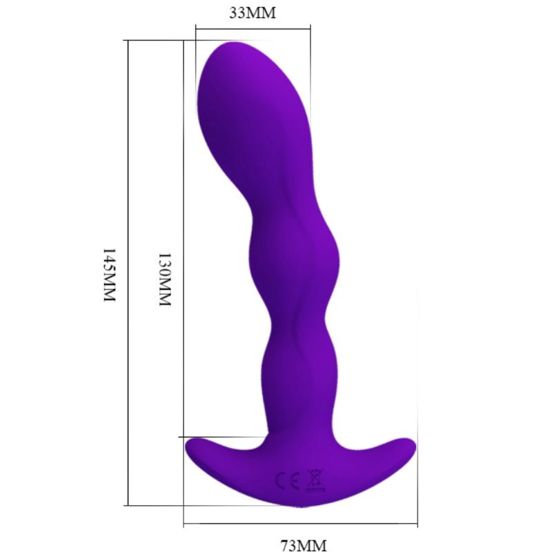 PRETTY LOVE - ANAL MASSAGER 12 LILA VIBRATIONSMODI