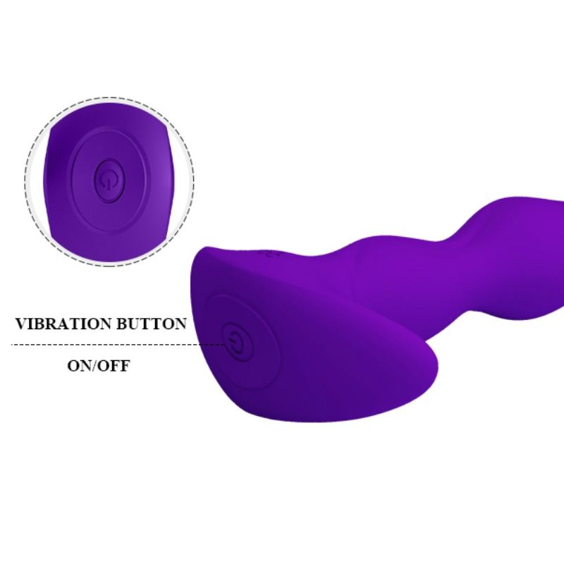 PRETTY LOVE - ANAL MASSAGER 12 LILA VIBRATIONSMODI