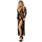 SUBBLIME - BABYDOLL PEIGNOIR FLORAL DESIGN EINE GRÖSSE - Vanelion Paradise