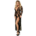 SUBBLIME - BABYDOLL PEIGNOIR FLORAL DESIGN EINE GRÖSSE - Vanelion Paradise