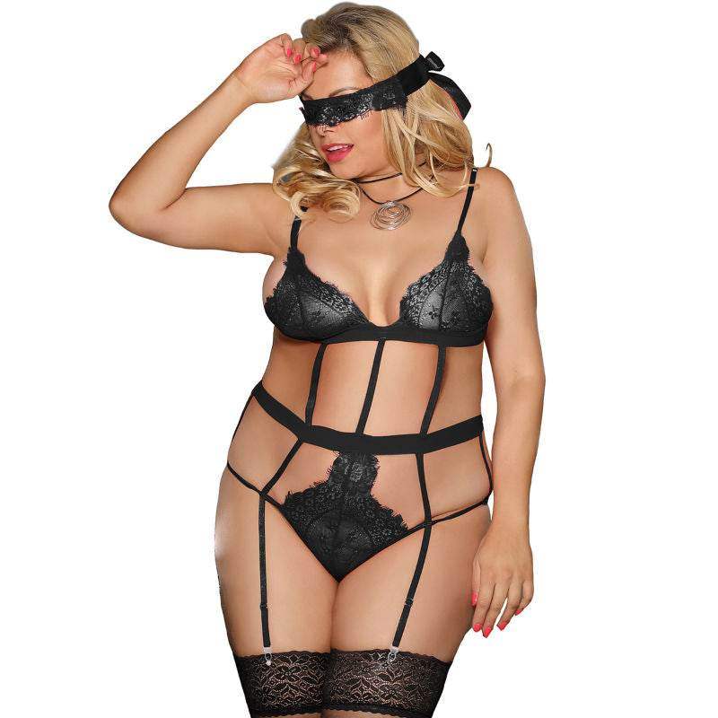 SUBBLIME - QUEEN PLUS STRAPPY CORSET - Vanelion Paradise