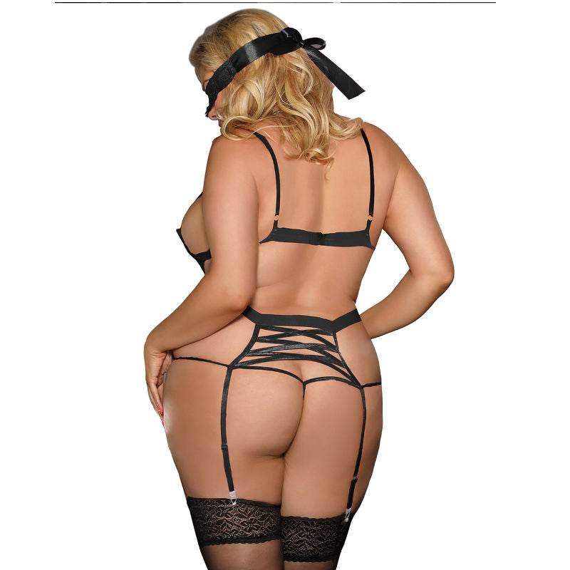 SUBBLIME - QUEEN PLUS STRAPPY CORSET - Vanelion Paradise